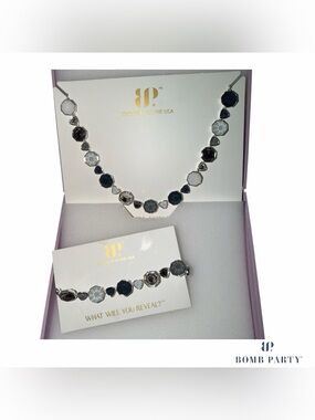 Bomb Party Summer ‘26 Jewel Candy  Necklace and Bracelet Set - Monaco Moments